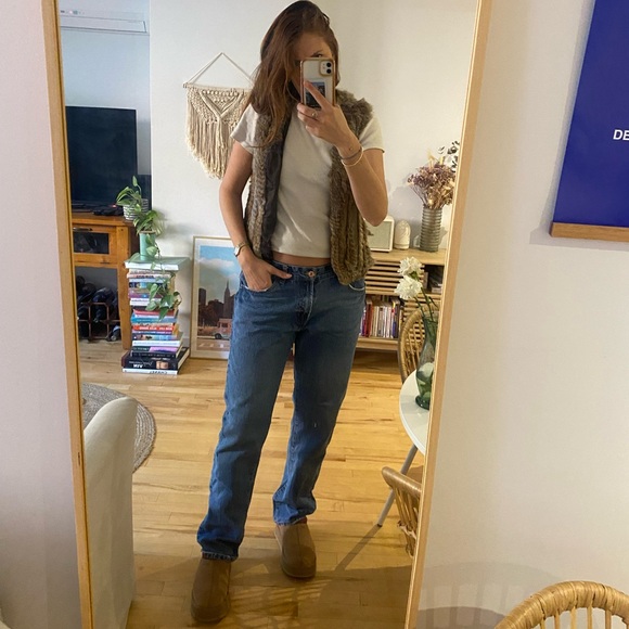 Fur sleeveless boho vest 🌙 - Picture 3 of 10